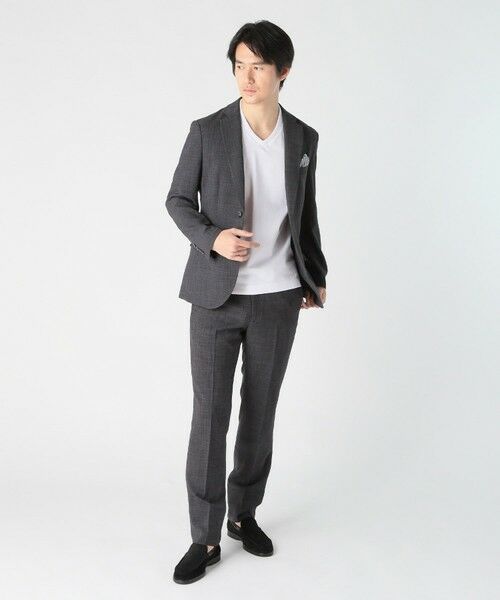 MEN'S BIGI / メンズビギ スラックス・ドレスパンツ | Reflax スラブツイルスラックスパンツ | 詳細1