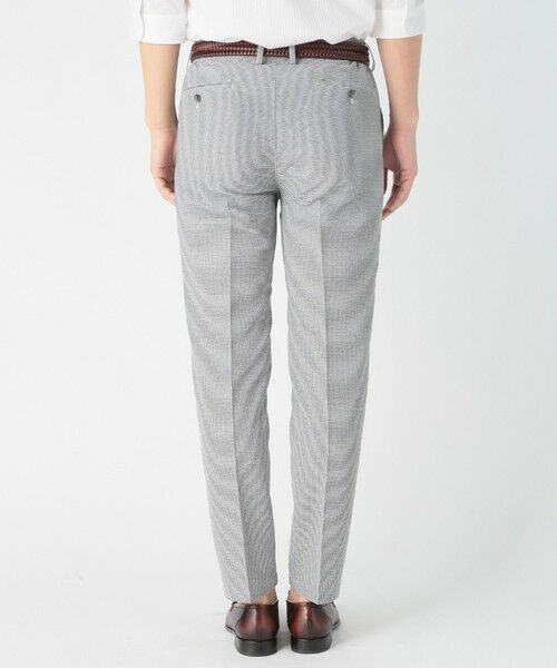 MEN'S BIGI / メンズビギ スラックス・ドレスパンツ | 千鳥柄カラミストレッチスラックスパンツ | 詳細3