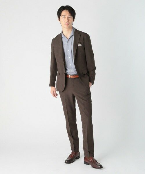 MEN'S BIGI / メンズビギ スラックス・ドレスパンツ | DOTAIRライトウエイトサッカースラックスパンツ | 詳細4