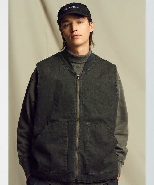 MEN'S BIGI / メンズビギ ベスト | リバーシブルワークベスト | 詳細4