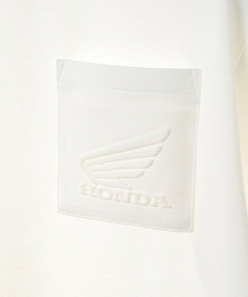 MEN'S BIGI / メンズビギ Tシャツ | 【HONDA / ホンダ】別注 バイクエンブレムポケットTEE | 詳細7