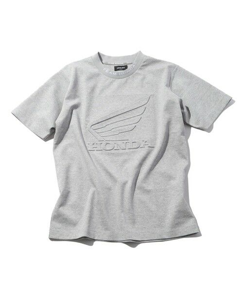 MEN'S BIGI / メンズビギ Tシャツ | 【HONDA / ホンダ】別注 バイクエンブレムTEE（グレー）
