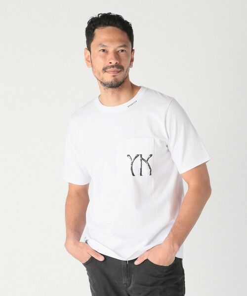 MEN'S BIGI / メンズビギ Tシャツ | 【YANUK/ヤヌーク】別注 プリント＆刺繍TEE | 詳細1