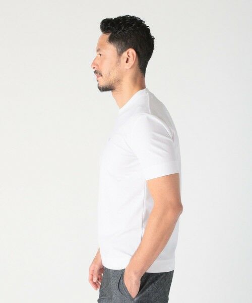 MEN'S BIGI / メンズビギ Tシャツ | 【COLE HAAN/コール ハーン】別注 ハニカムジャージ素材ジャケットTEE<抗菌/UVカット/4WAYストレッチ> | 詳細2