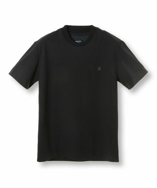 MEN'S BIGI / メンズビギ Tシャツ | 【COLE HAAN/コール ハーン】別注 ハニカムジャージ素材ジャケットTEE<抗菌/UVカット/4WAYストレッチ>（ブラック）