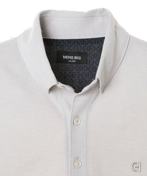 MEN'S BIGI / メンズビギ Tシャツ | 【COLE HAAN/コール ハーン】別注 メッシュジャージ素材ポロシャツ<吸水速乾><2WAYストレッチ> | 詳細3