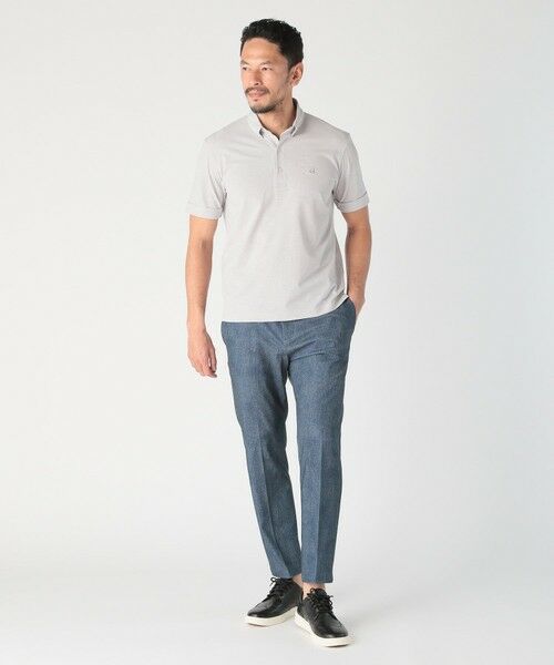 MEN'S BIGI / メンズビギ Tシャツ | 【COLE HAAN/コール ハーン】別注 メッシュジャージ素材ポロシャツ<吸水速乾><2WAYストレッチ> | 詳細2