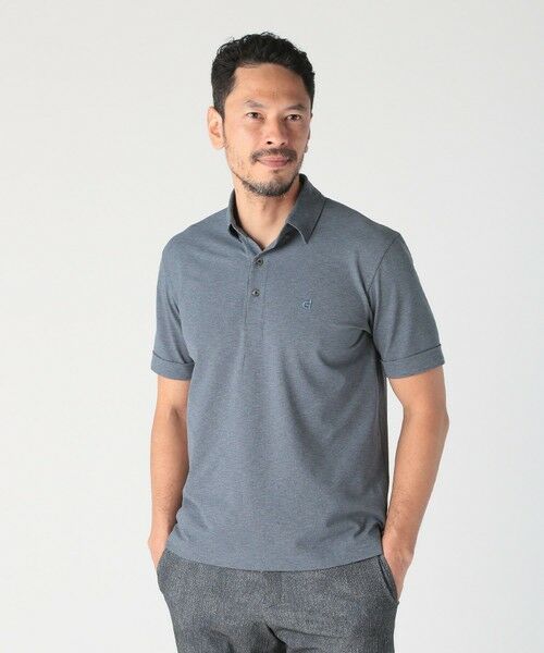 MEN'S BIGI / メンズビギ Tシャツ | 【COLE HAAN/コール ハーン】別注 メッシュジャージ素材ポロシャツ<吸水速乾><2WAYストレッチ> | 詳細12