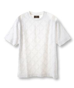 MEN'S BIGI / メンズビギ Tシャツ | パイルジャガードTシャツ