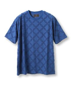 MEN'S BIGI / メンズビギ Tシャツ | パイルジャガードTシャツ