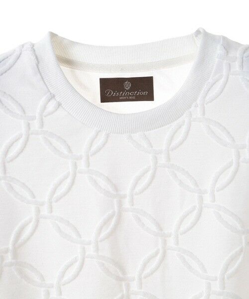 MEN'S BIGI / メンズビギ Tシャツ | パイルジャガードTシャツ | 詳細1