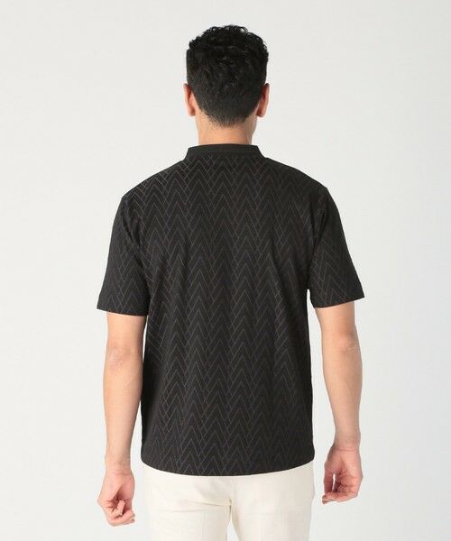MEN'S BIGI / メンズビギ Tシャツ | リンクスジャガードVネックTEE | 詳細3
