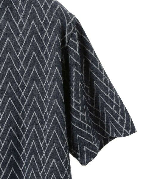 MEN'S BIGI / メンズビギ Tシャツ | リンクスジャガードVネックTEE | 詳細9
