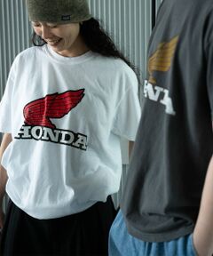 MEN'S BIGI / メンズビギ Tシャツ | 【HONDA/ホンダ】別注 BIKEエンブレムプリントTEE＜UNISEX＞