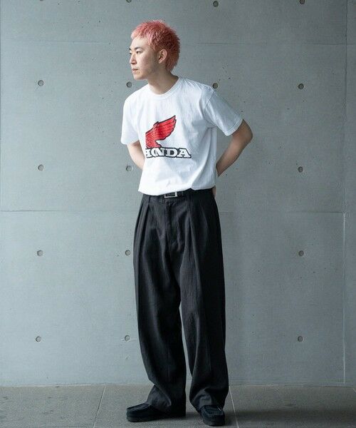 MEN'S BIGI / メンズビギ Tシャツ | 【HONDA/ホンダ】別注 BIKEエンブレムプリントTEE＜UNISEX＞ | 詳細2