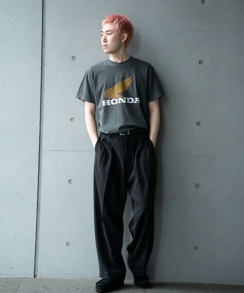 MEN'S BIGI / メンズビギ Tシャツ | 【HONDA/ホンダ】別注 BIKEエンブレムプリントTEE＜UNISEX＞ | 詳細10