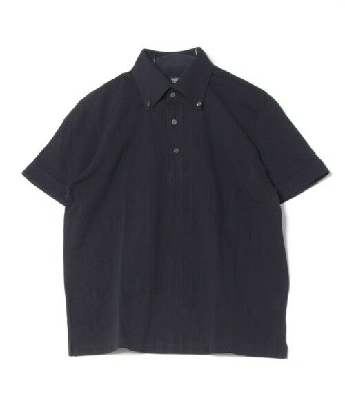 MEN'S BIGI / メンズビギ ポロシャツ | 千鳥柄ジャカードニットジャージポロ | 詳細2