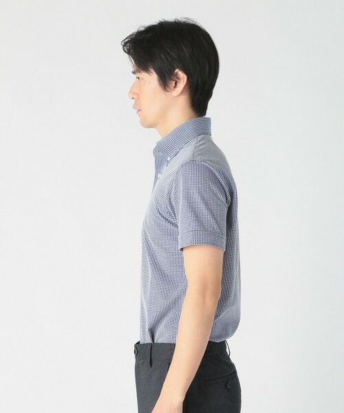 MEN'S BIGI / メンズビギ ポロシャツ | 千鳥柄ジャカードニットジャージポロ | 詳細3