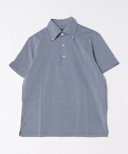 MEN'S BIGI / メンズビギ ポロシャツ | 千鳥柄ジャカードニットジャージポロ | 詳細7