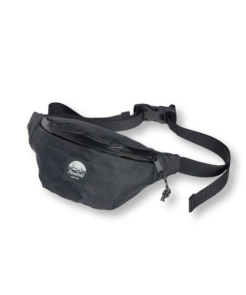 MEN'S BIGI / メンズビギ メッセンジャーバッグ・ウエストポーチ | 【FLOWFOLD/フローフォールド】Rebel Fanny Pack - Small（ブラック）
