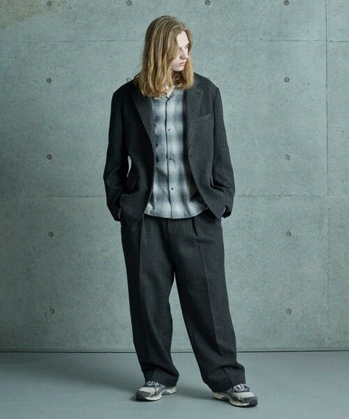 MEN'S BIGI / メンズビギ シャツ・ブラウス | オンブレーチェックヴィンテージ調シャツ | 詳細12