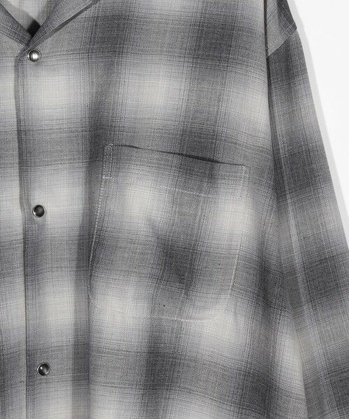 MEN'S BIGI / メンズビギ シャツ・ブラウス | オンブレーチェックヴィンテージ調シャツ | 詳細4