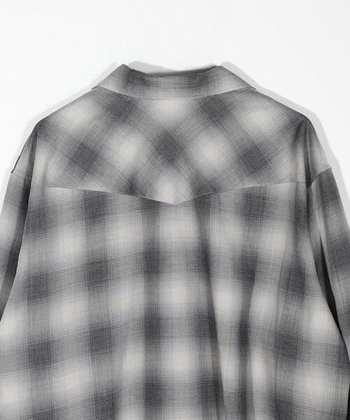 MEN'S BIGI / メンズビギ シャツ・ブラウス | オンブレーチェックヴィンテージ調シャツ | 詳細7