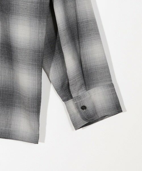 MEN'S BIGI / メンズビギ シャツ・ブラウス | オンブレーチェックヴィンテージ調シャツ | 詳細8