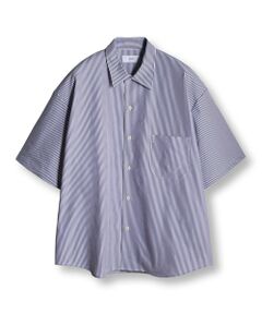 MEN'S BIGI / メンズビギ シャツ・ブラウス | 4WAYサッカーストライプシャツ<ストレッチ><EASY CARE>
