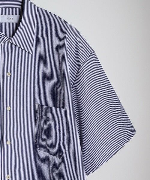 MEN'S BIGI / メンズビギ シャツ・ブラウス | 4WAYサッカーストライプシャツ<ストレッチ><EASY CARE> | 詳細2