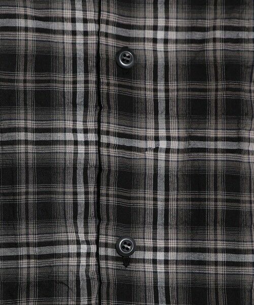 MEN'S BIGI / メンズビギ シャツ・ブラウス | シアーチェックビッグシルエットシャツ | 詳細1