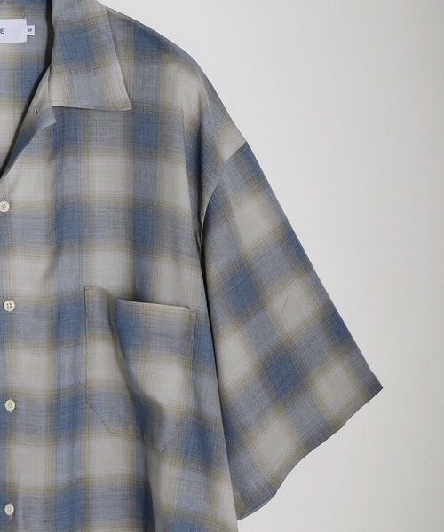 MEN'S BIGI / メンズビギ シャツ・ブラウス | シアーチェックビッグシルエットシャツ | 詳細11