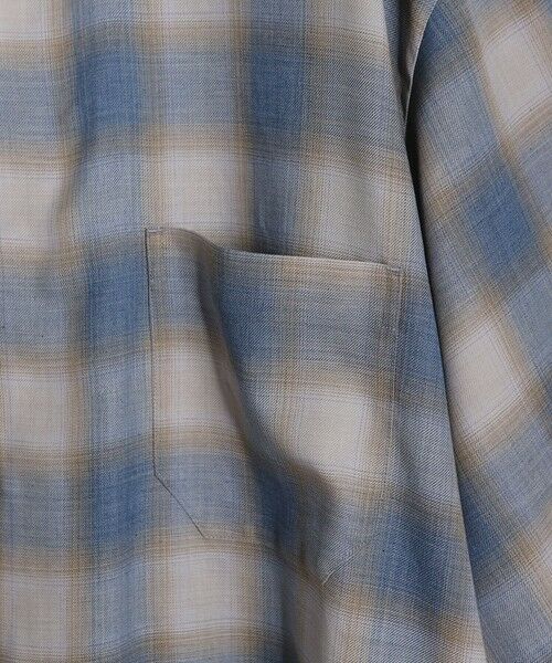 MEN'S BIGI / メンズビギ シャツ・ブラウス | シアーチェックビッグシルエットシャツ | 詳細12