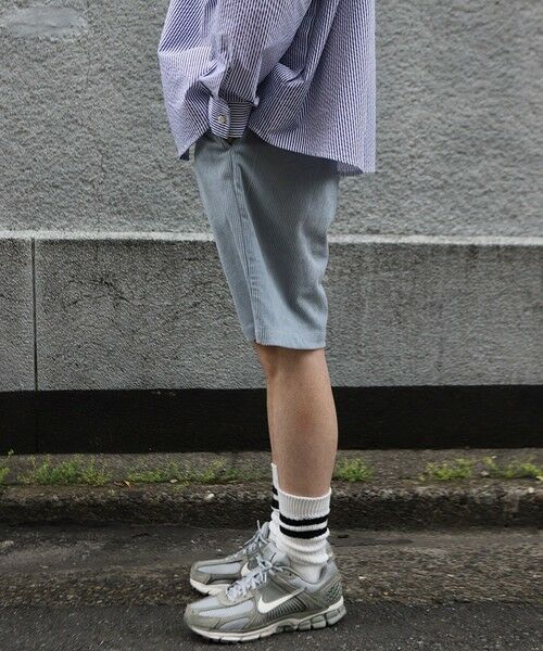 MEN'S BIGI / メンズビギ ショート・ハーフ・半端丈パンツ | サマーコーデュロイワイドハーフパンツ | 詳細9