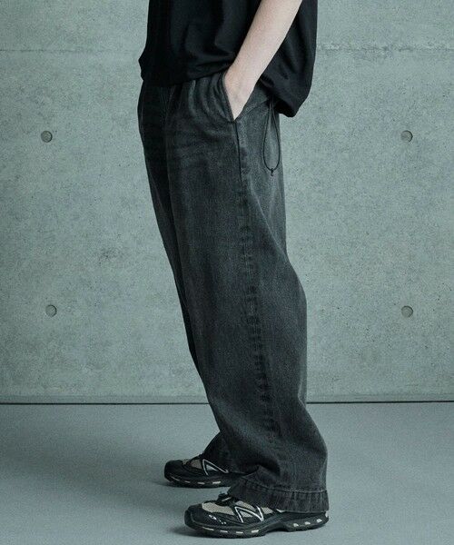 MEN'S BIGI / メンズビギ デニムパンツ | セミワイドデニムタックパンツ | 詳細4