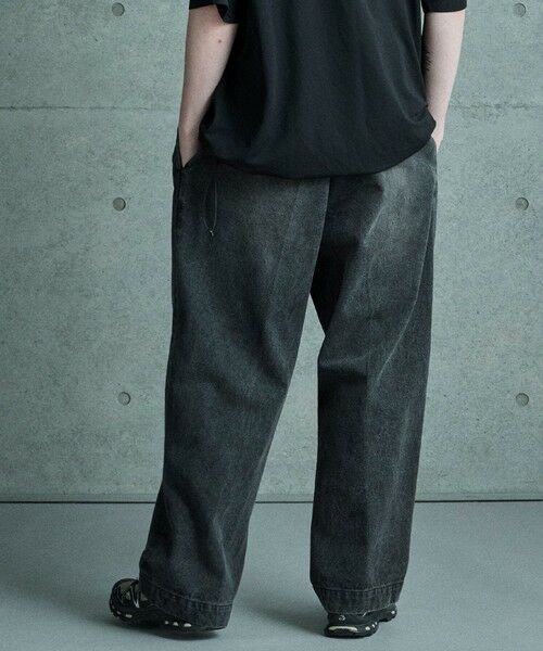 MEN'S BIGI / メンズビギ デニムパンツ | セミワイドデニムタックパンツ | 詳細5