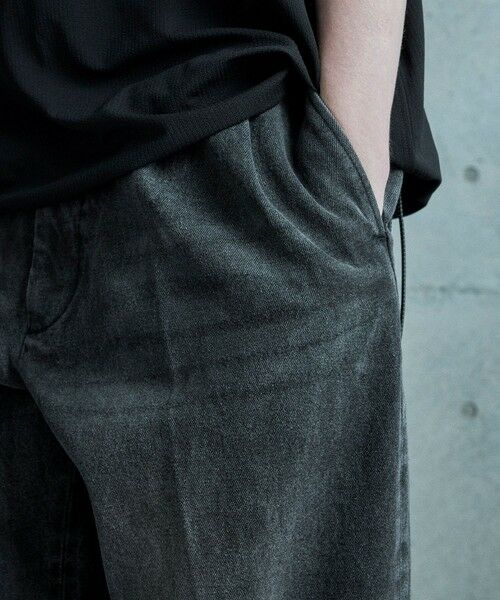MEN'S BIGI / メンズビギ デニムパンツ | セミワイドデニムタックパンツ | 詳細6