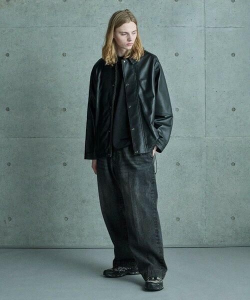 MEN'S BIGI / メンズビギ デニムパンツ | セミワイドデニムタックパンツ | 詳細9