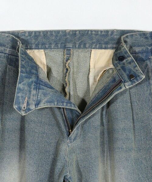 MEN'S BIGI / メンズビギ デニムパンツ | セミワイドデニムタックパンツ | 詳細15