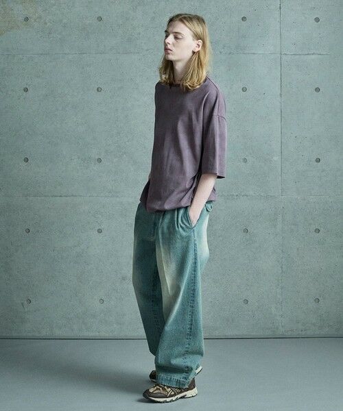 MEN'S BIGI / メンズビギ デニムパンツ | セミワイドデニムタックパンツ | 詳細24