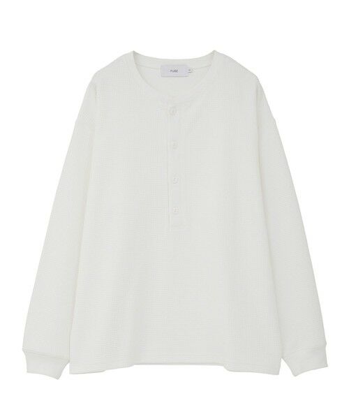 MEN'S BIGI / メンズビギ Tシャツ | テックサーマル ヘンリーネックシャツ＜吸水速乾・ストレッチ・軽量・通気性・保温性＞ | 詳細5