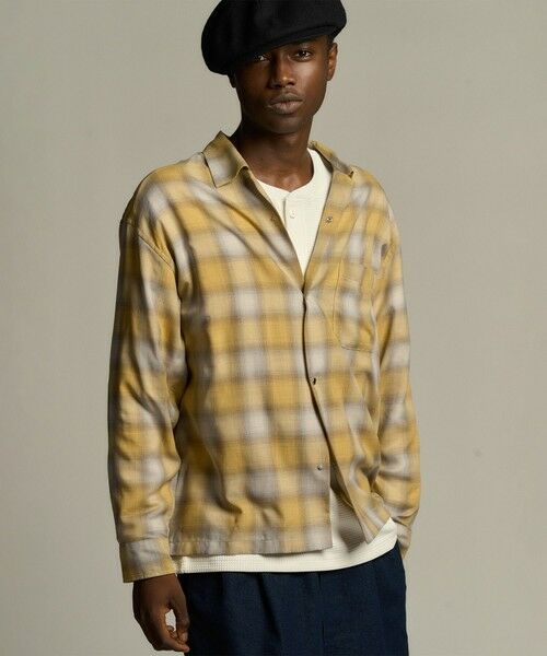 MEN'S BIGI / メンズビギ Tシャツ | テックサーマル ヘンリーネックシャツ＜吸水速乾・ストレッチ・軽量・通気性・保温性＞ | 詳細8