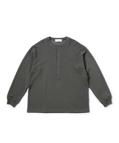 MEN'S BIGI / メンズビギ Tシャツ | テックサーマル ヘンリーネックシャツ＜吸水速乾・ストレッチ・軽量・通気性・保温性＞ | 詳細11