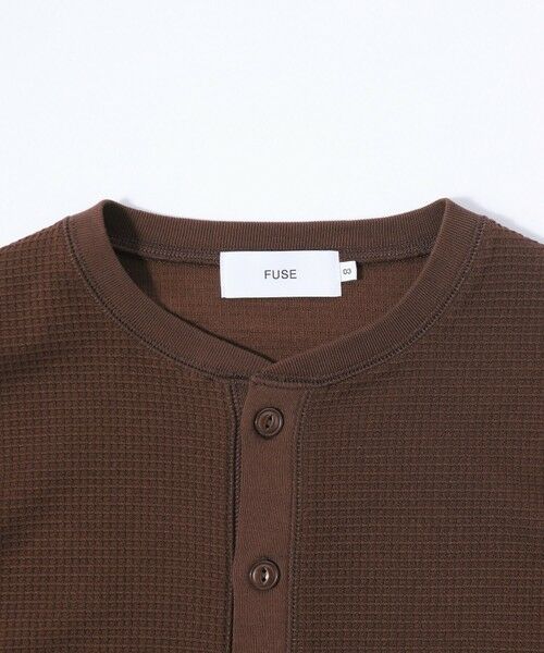 MEN'S BIGI / メンズビギ Tシャツ | テックサーマル ヘンリーネックシャツ＜吸水速乾・ストレッチ・軽量・通気性・保温性＞ | 詳細20