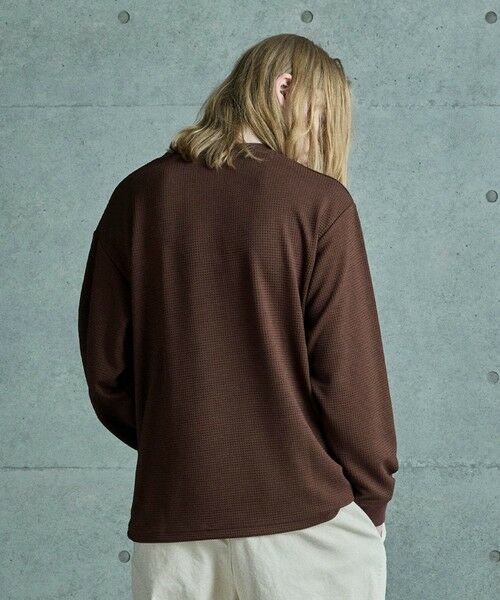 MEN'S BIGI / メンズビギ Tシャツ | テックサーマル ヘンリーネックシャツ＜吸水速乾・ストレッチ・軽量・通気性・保温性＞ | 詳細17