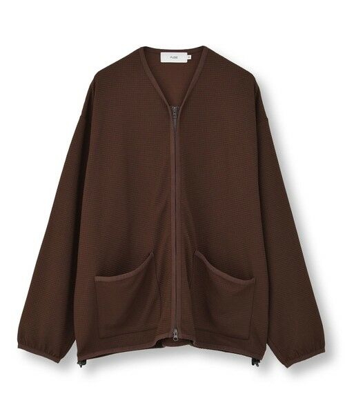 MEN'S BIGI / メンズビギ カーディガン・ボレロ | モダンテックカーディガン＜吸水速乾・ストレッチ・軽量・通気性・保温性＞（ブラウン）