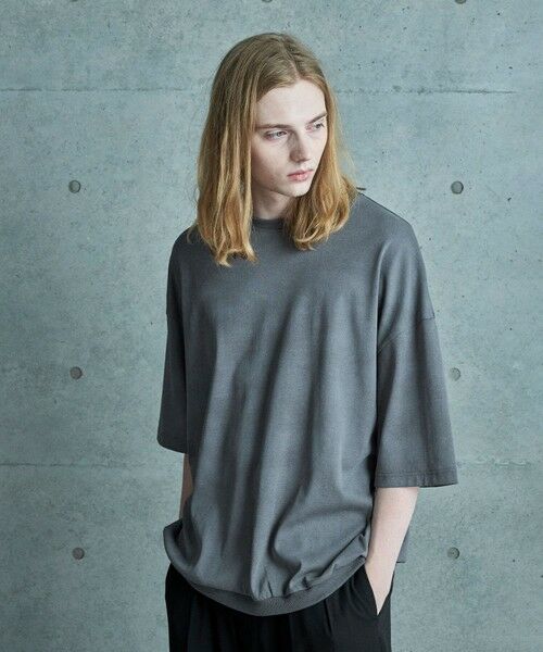 MEN'S BIGI / メンズビギ Tシャツ | ムラ染めプリントルーズフィットTEE | 詳細12