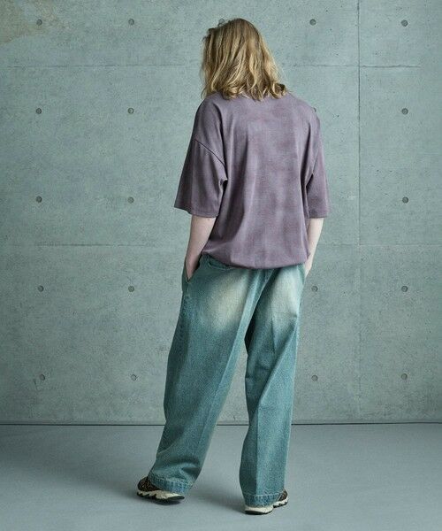 MEN'S BIGI / メンズビギ Tシャツ | ムラ染めプリントルーズフィットTEE | 詳細20