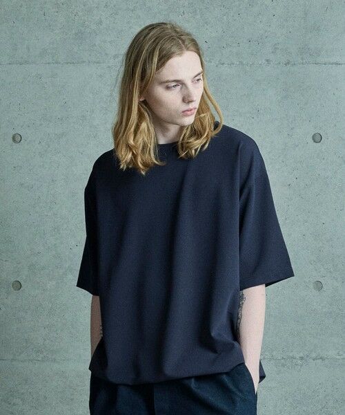 MEN'S BIGI / メンズビギ Tシャツ | シアサッカー調ルーズフィットTEE | 詳細14