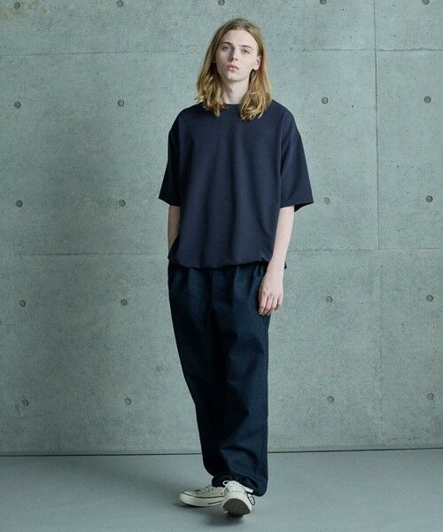 MEN'S BIGI / メンズビギ Tシャツ | シアサッカー調ルーズフィットTEE | 詳細17